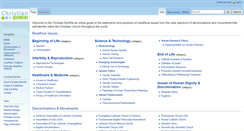 Desktop Screenshot of christianbiowiki.org