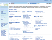 Tablet Screenshot of christianbiowiki.org